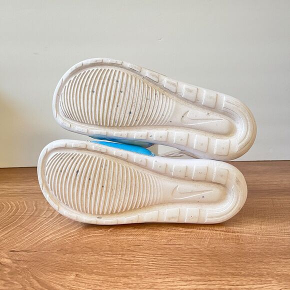 Nike Victori One Slide White Bright Mango Sapphire Sandals Women's Size 5 - Picture 8 of 9